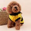Bee Pet Cucciolo Cappotto Abbigliamento Vestito Pile Vestiti Cane Gatto Felpa Con Cappuccio Costume Elegante Halloween Cosplay Maglione Felpe Con Cappuccio Per Cani