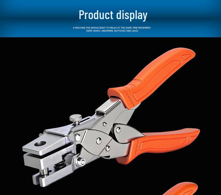 8mm Labor-saving PVC Edge Banding Hole Punch Tool for Woodworking