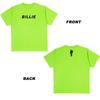 Billie Eilish Print Short Sleeve Crew Neck Tshirt For Women Summer Tops In Fluorescent Green