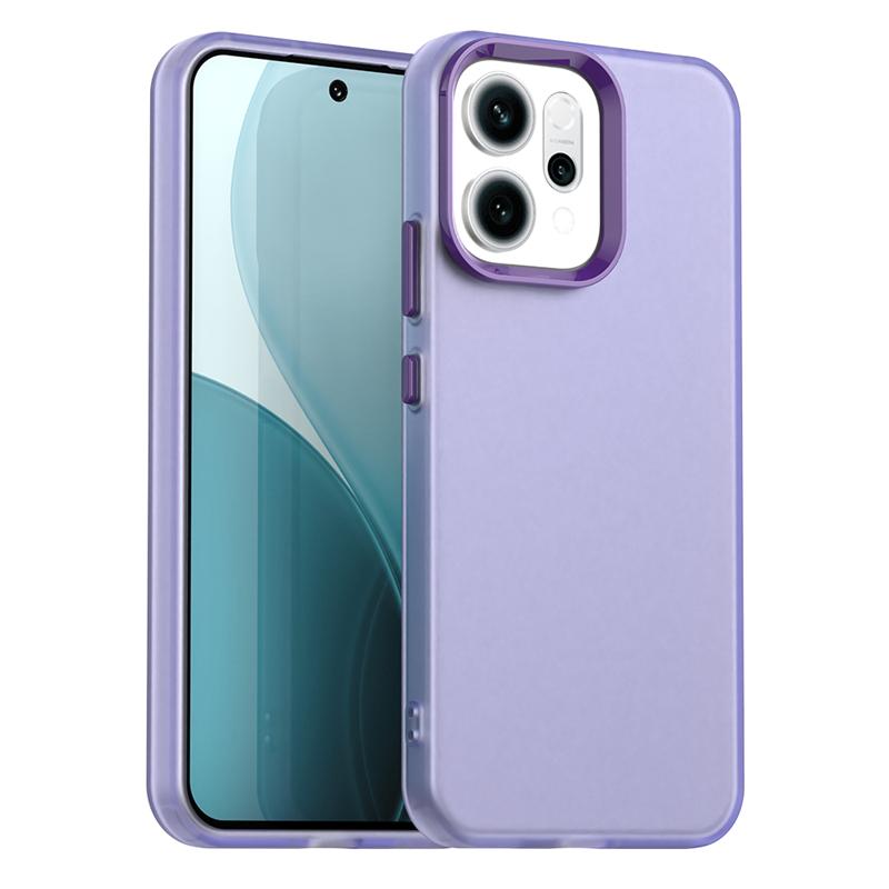 Anti-Drop Candy Color Case For Oppo Reno 14 Pro Matte PC Transparent Case For Oppo Reno 14 Pro Cover For Oppo Reno 14 Pro Case