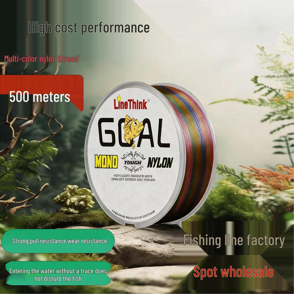 LineThink 500m Ultra-Langlebige Nylon-Monofilament-Angelschnur für die Meeresfischerei