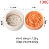3D Peony Rose Silicone Soap Mold DIY Handmade Creative Flower Aromatherapy Plaster Resin Soap Making Supplies Kit Home Gifts