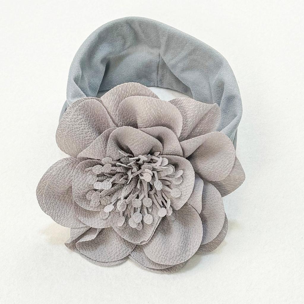 1PC Chiffon Flower Headbands Baby Girls Elastic Nylon Headbands for Baby Newborn Girls Floral Hairbands Party Hair Accessories