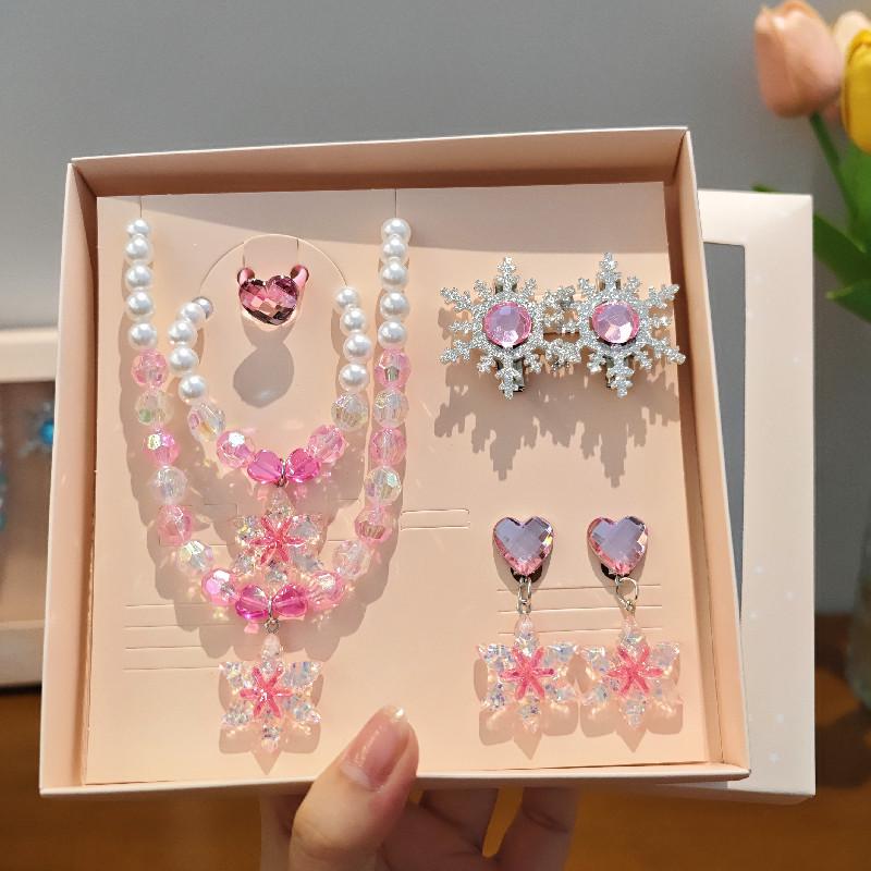 Frozen Elsa Princess Necklace & Jewelry Set for Girls