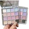 Pink Peach Pearly Matte Eyeshadow Palette Glitter Eye Shadow Pigment Waterproof Lasting Korean Cosmetics Earth Colors 16 Colors