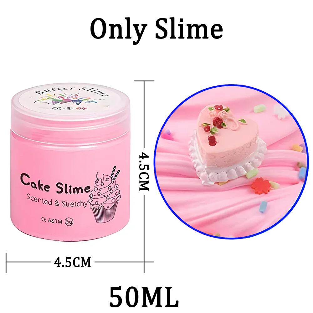 Toys 12pcs Round Jar Butter Slime 50ml Playset Soft Rubber Clay Children's Stress Relief Diy Birthday Gift Presents For Boys Girls And Girls