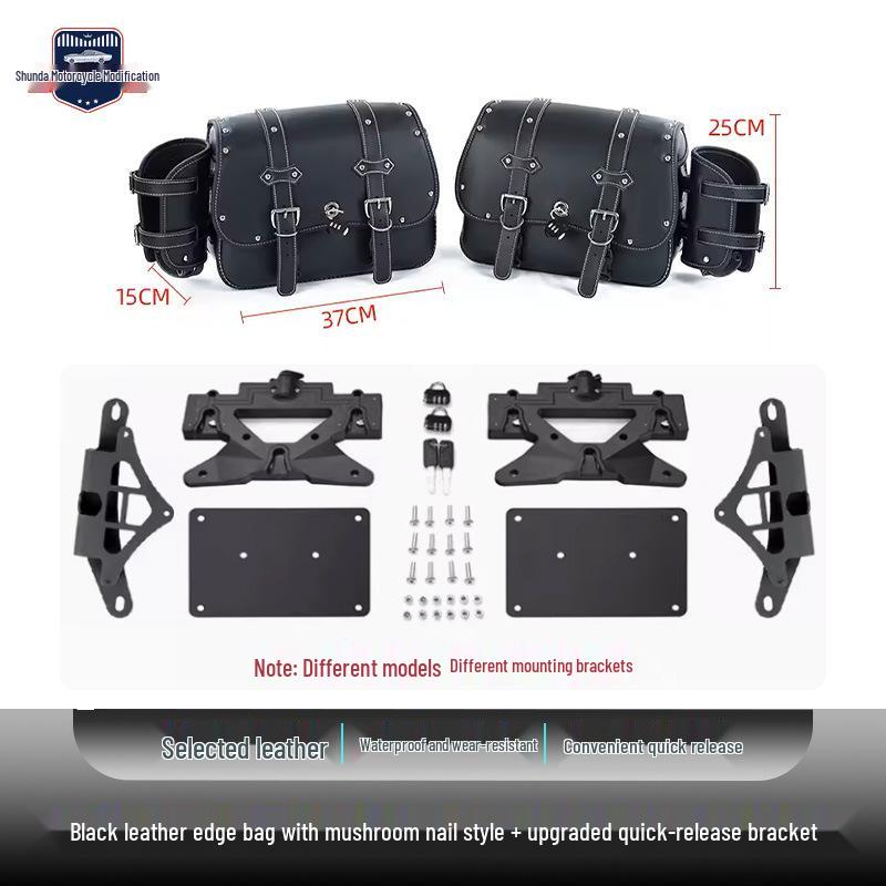 Rear Low-Profile Short Tail Wing for Qianjiang QJ Shan 150/250/350 Motorcycles