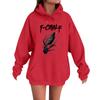 Women's Fashion Casual Long Sleeve Loose  Printed Sweatshirt