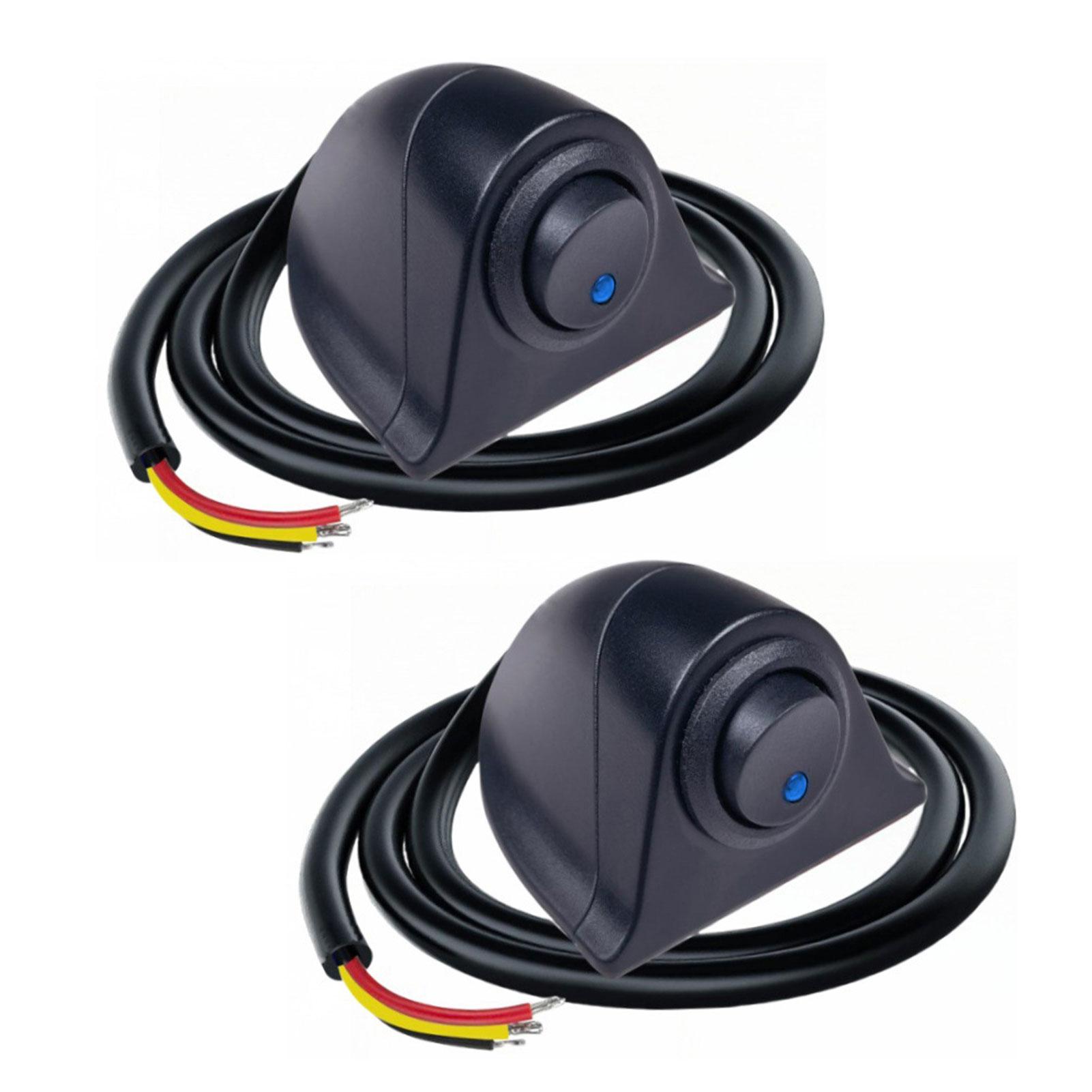 

2piece Car DIY Switch 12-24V 12A 3-Pins 2-Speeds Waterproof For Automotive Marine Various Lamps ON/Off Paste Type Rocker Switch