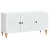 TV Stand White 99 X 34.5 X 50 Cm Engineered Wood
