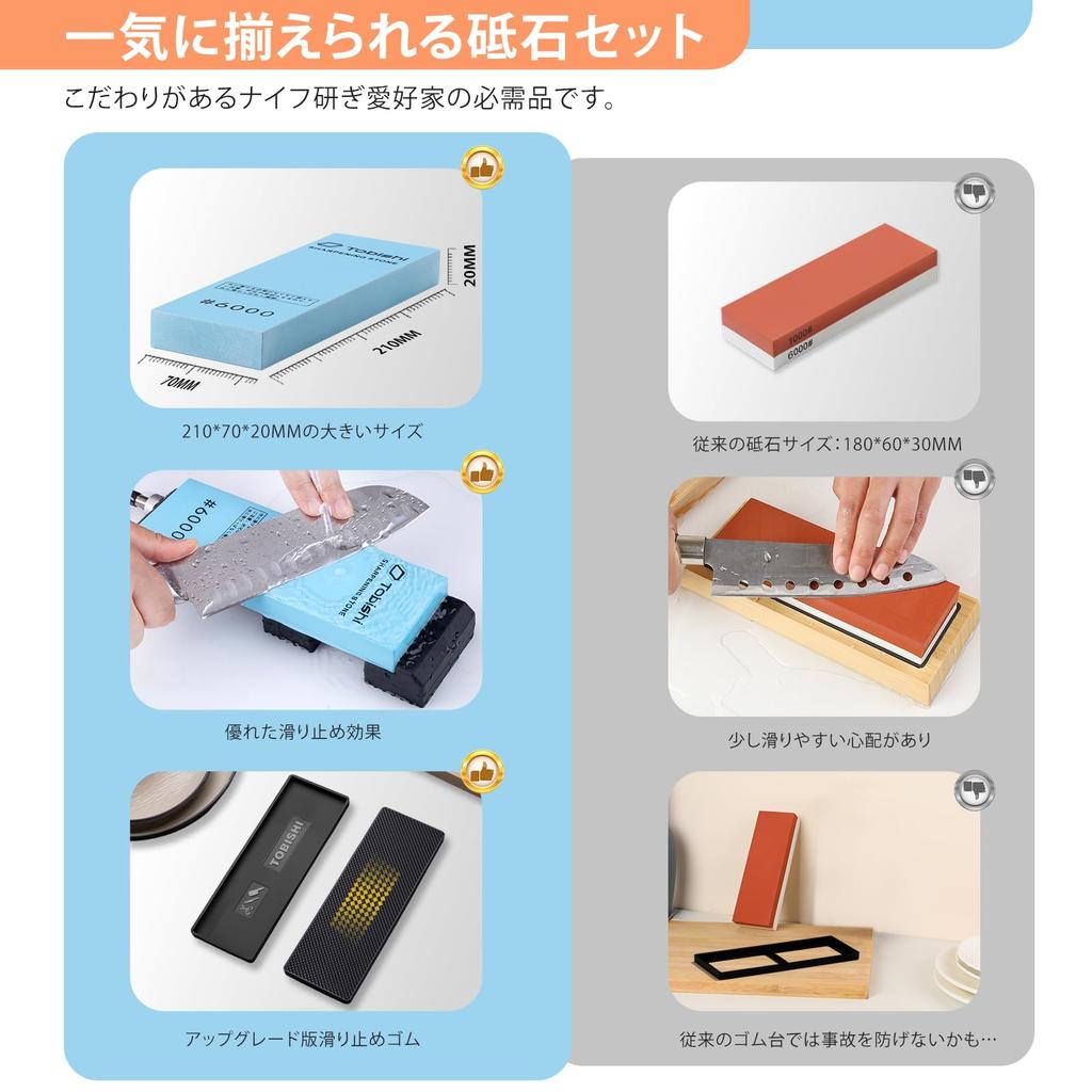 Tobishi Ακονιστής Μαχαιριών Νέος Ακριβής Ανοξείδωτος Χάλυβας Ομοιόμορφη Επιφάνεια Σταθερή Γωνία Ιδανικό για το Σπίτι Μεσαίου Φινιρίσματος Πέτρα, Κατασκευασμένο, #1000,