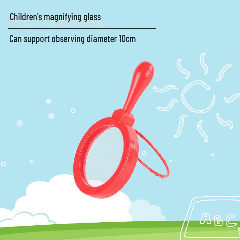Kids' Portable High-Definition Magnifying Glass for Plant Observation and Science Exploration