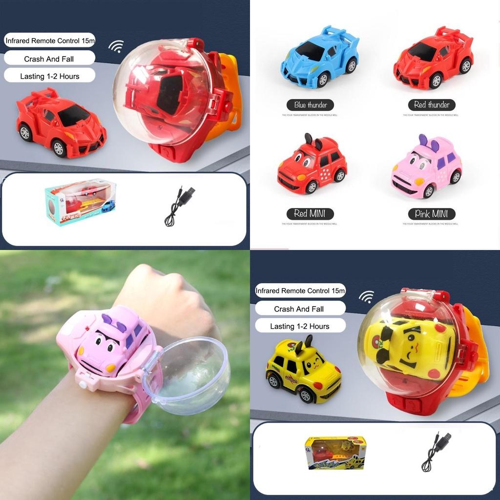 Creative Children's Watch Remote Control Car Toy Usb Charging 15m Range Long Battery Life