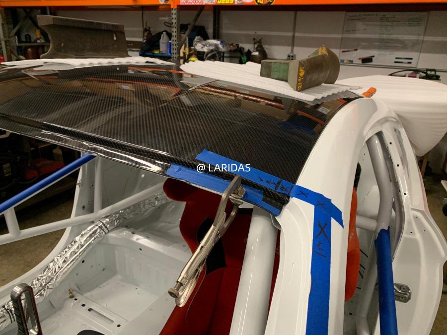 Ford Mustang Dark Horse S650 Carbon Fiber Roof Replacement Accessory