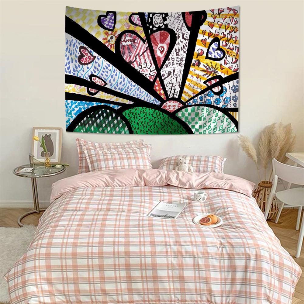 Britto Anime Tapestry Art Science Fiction Room Home Decor Wall Art Decor