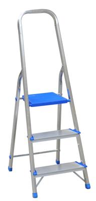 Free-Standing Aluminum Ladder 130 Cm 2 Steps + Platform - Dr1102