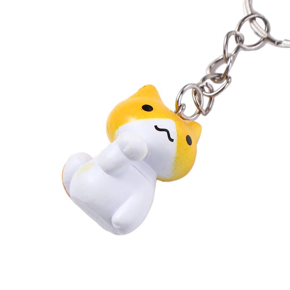 Pendent Charm Creative Gift Cartoon Kitten Key Chain Lucky Cat Keychain Bag Pendant Cat Keyring