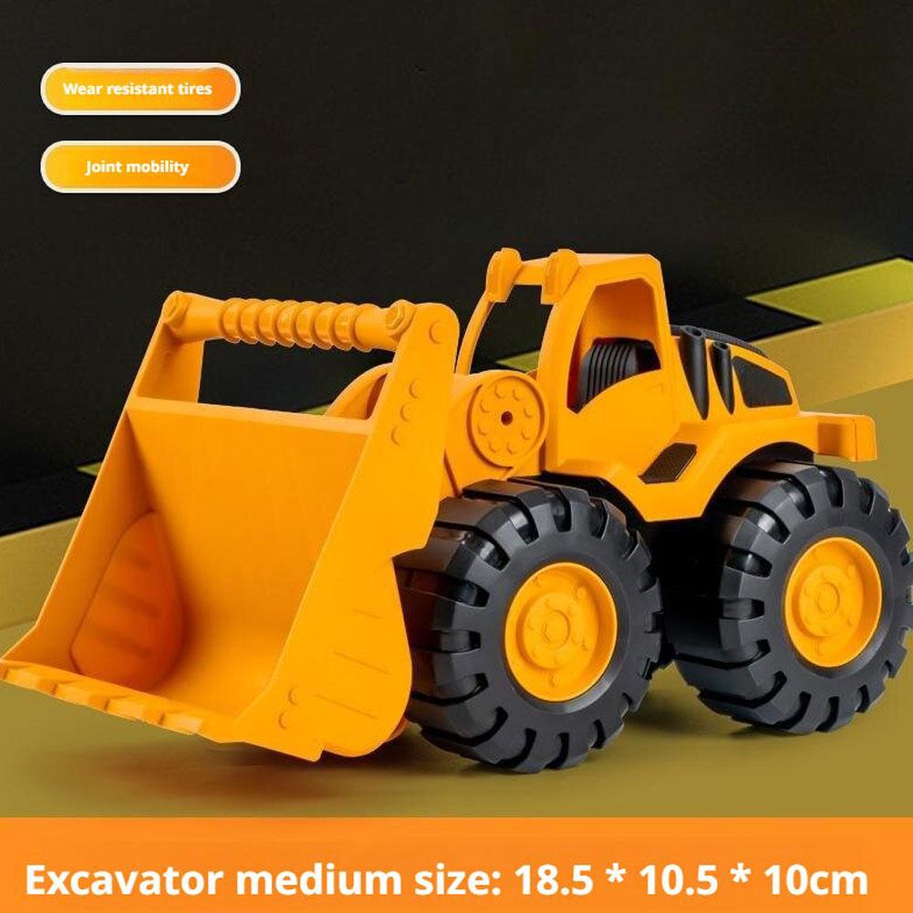 Excavator Truck Toy Model Engineering Vehicle for Toddlers Early Education Construction Vehicles Boys Gift