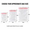100 Clear Mini Resealable Zip Bags, 5x7 7x10 or 9x13cm