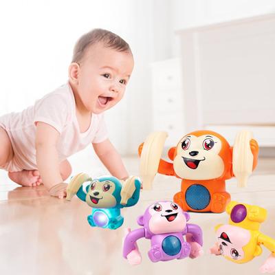 Elektrisches Babyspielzeug Taumelnder rollender Affe Licht Musik Puzzle Sprachsteuerung Cartoon Kinderspielzeug