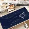 HYBXAXC Simple Black Large Gaming Mouse Pad with Deep Sea Whale Design, Keyboard Mat XXL Desk High-definition Computer Desk Pad