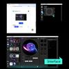 IPS Round Water Cooling Screen USB C Connecting Computer Temperature Monitors Dynamic 360°View for Customs PC Case