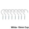 Coated Ceiling Hanger Hardware Tool Dipping Cup Hooks Kitchen Loop Peg Mug Shouldered Screws