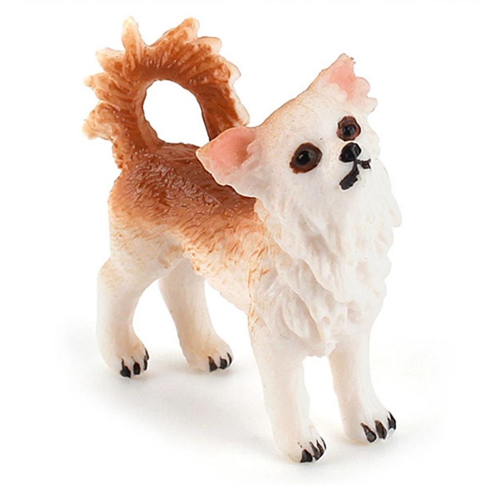 Figurky Simulace Pes Miniaturní Doplňky do pohádkové zahrady Model zvířete Mikro krajina Dětské vzdělávací Psí figurka