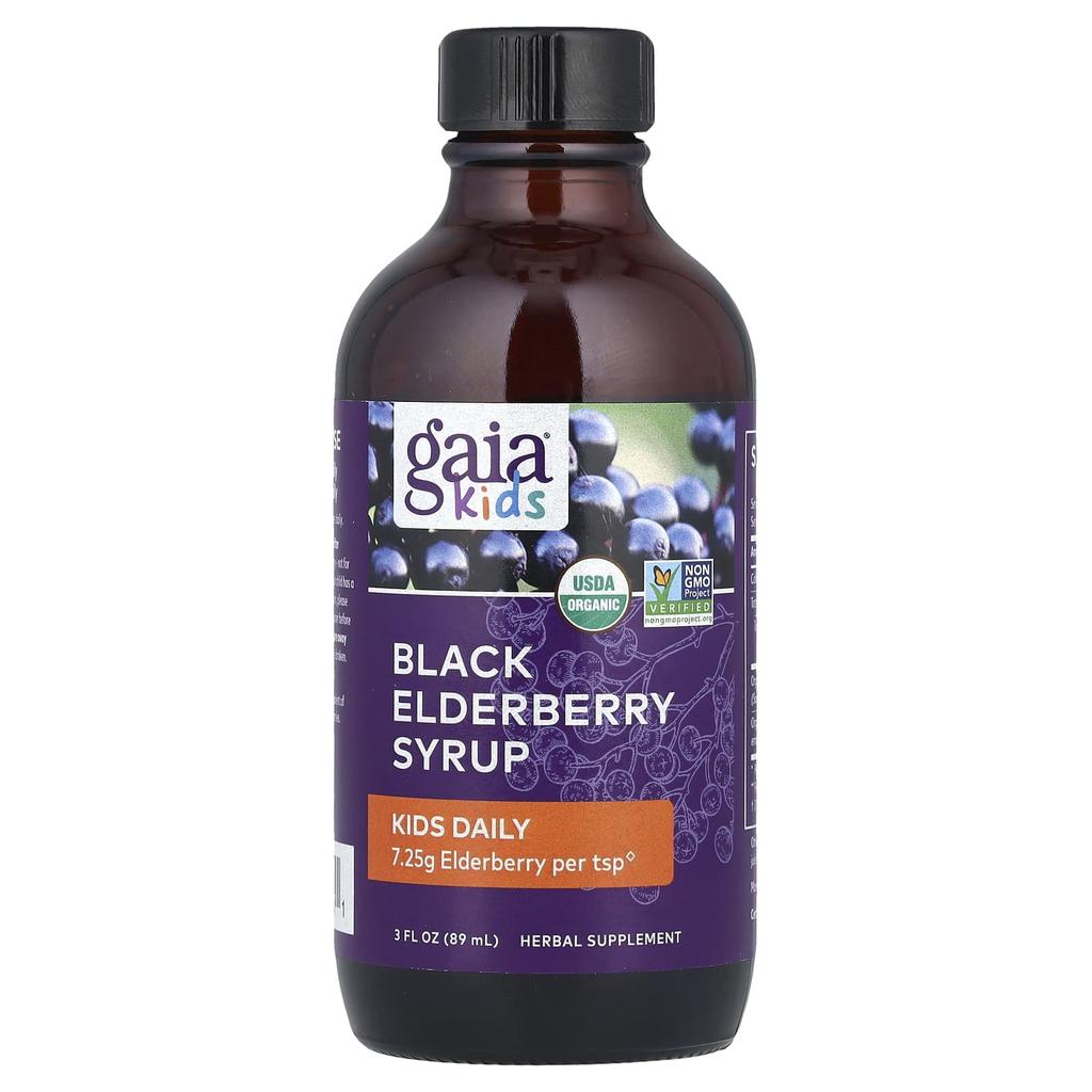 Children's Black Elderberry Syrup, 89 Ml (3 Fl Oz)