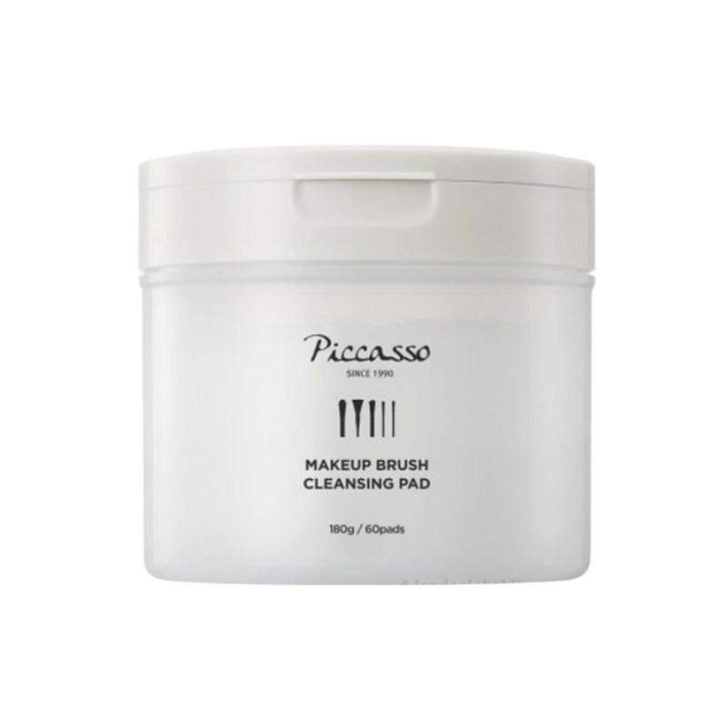 Picasso Makeup Brush Cleansing Pad Wash Cleanser 60p, 1 Pcs, 60 Sheets