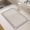 Coffee Dish Drain Pad VelveteenRubber Absorbent Dish Drying Mat Kitchen Bar Drain Pad Quick Dry Placemat Kitchen Accessories