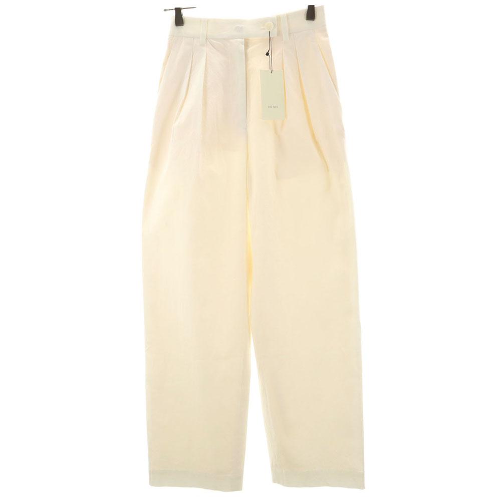 DES PRES Unused Made in Japan Wide pants 32 white stretch Women Used