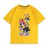 Creative Graffiti The Powerpuff Girls T-shirt Children's Casual Fashion Summer 100% Cotton T-shirt Cartoon Cute Kids Clothes