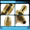 UXCELL 1 Pcs Gold Tone Brake Bleeder Screws M10x1.0-29 mm Titanium Alloy Titanium Brake Bleeder Screws for Enhanced Brake System