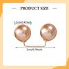 8 Pieces Artificial Pearl Brooch Pins Fashion Decoration for Girls Clothing