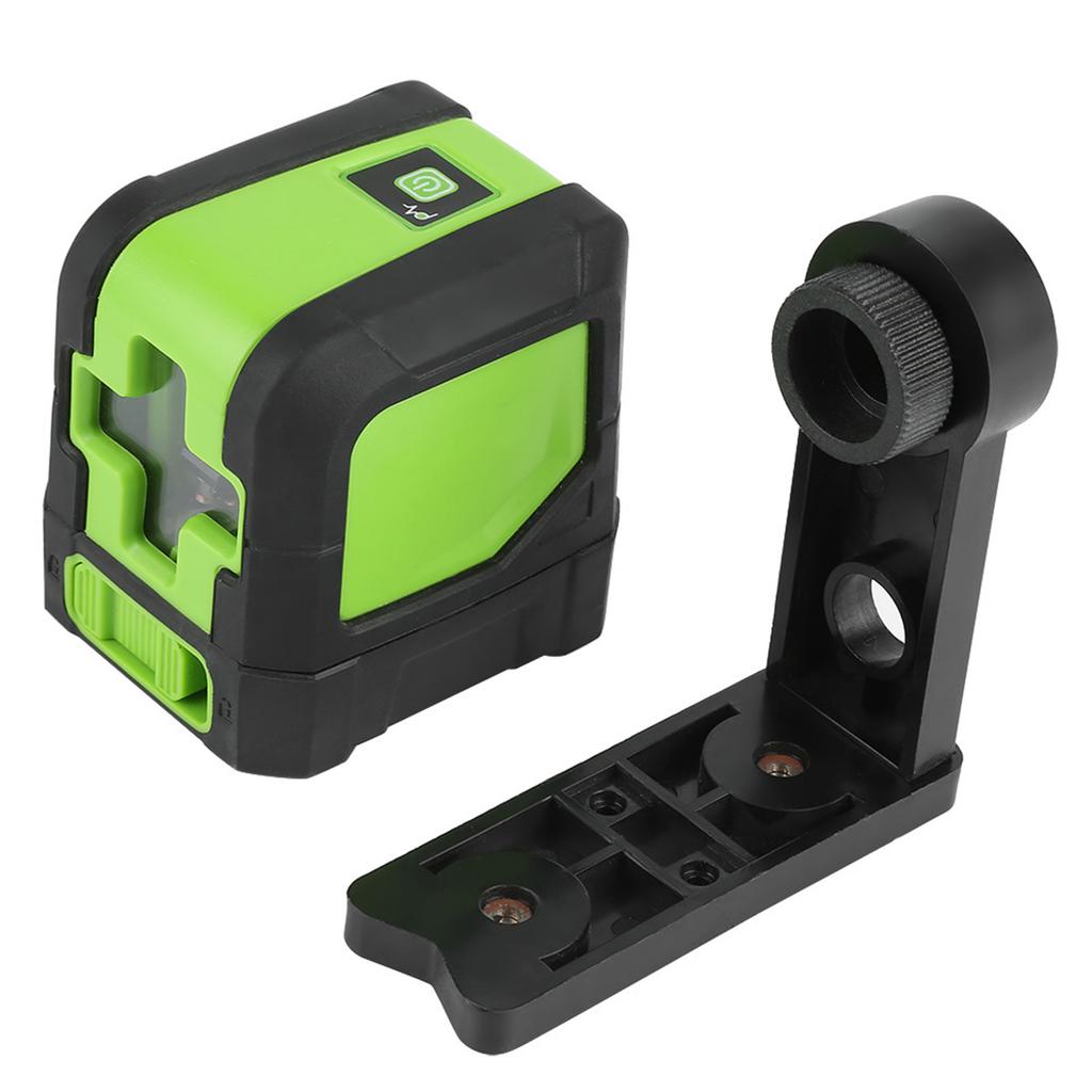 9011G R 2 Lines High Precision Laser Spirit Level Line Instrument Precision Waterproof IP54 (Green)