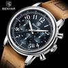 BENYAR 5190 Nylon / Leather Belt Watches 3ATM Waterproof Fashion Luxury Men's Japan Quartz Wristwatch Sports Gift Watch for Men