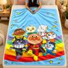 Flannel BlanketAnpanman Warm Soft Throw Blanket for Indoor Sofa Bed Living Room Use
