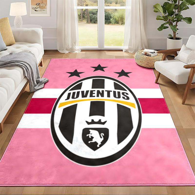 Juventus FC Carpet Door Mat for Living Room or Bedroom Protective Mat Under Chair Office Decoration Christmas Gift Birthday Present