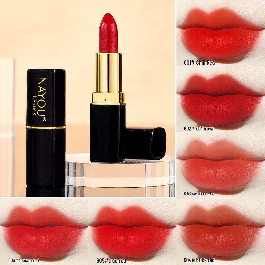 NAYOU Moisturizing Lipstick: Hydrating, Easy To Apply, Non-Staining Student-Friendly Balm