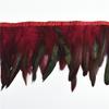 10Meter Rooster Feathers Fringe Trim On Tape Chicken Cock Pheasant Feather for Clothes Ribbon Sewing Flecos Decoration
