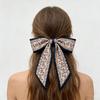1Pc Silk Scarf Versatile Long Gift Ponytail Ribbon Temperament Bag Straps Soft Printed