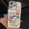 Cute Cartoon Role Tamagotchi Dog Phone Case For Samsung Galaxy A73 A16 A35 A55 A25 A15 A56 A54 A36 A34 A24 A26 4G 5G Soft Cover