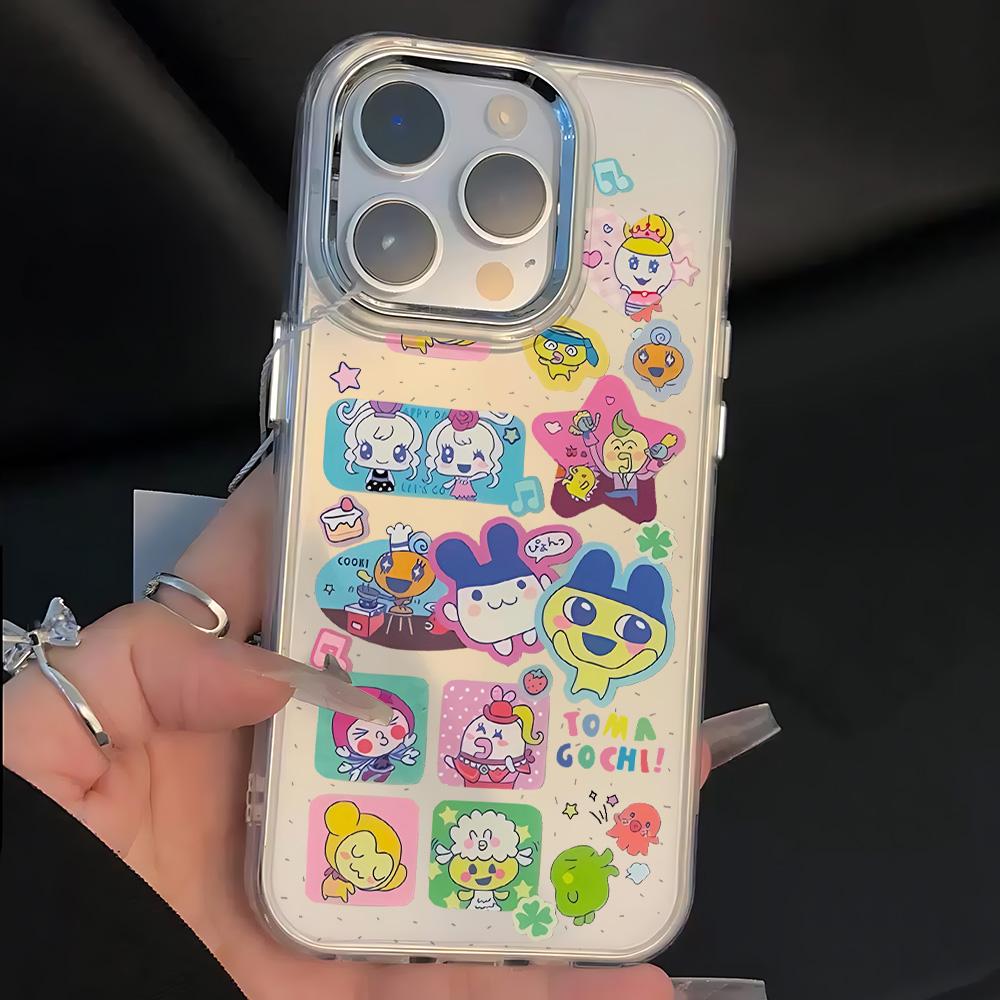 

Cute Cartoon Role Tamagotchi Dog Phone Case For Samsung Galaxy A73 A16 A35 A55 A25 A15 A56 A54 A36 A34 A24 A26 4G 5G Soft Cover Samsung A14