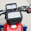 1pc Motorcycle Front Dashboard Bag With TPU Touchscreen Durable Black Outdoor Storage Bag For Mobile Phones Keys Essentials
