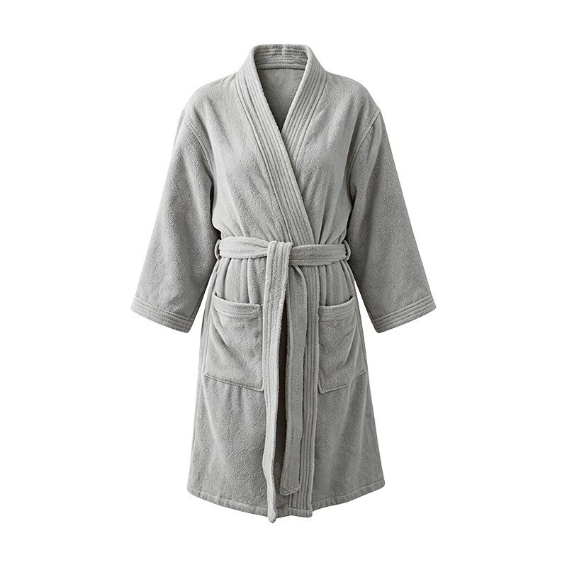 Luxury Cotton Couple Bathrobe: Lightweight, Breathable Pajamas for All Seasons