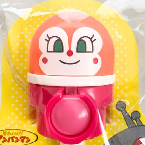[Set of 5] Anpanman Museum Exclusive Plastic Bottle Caps (5 Straw Caps) - Anpan, Baikinman, Dokin-chan, Kokin-chan, Dadandan