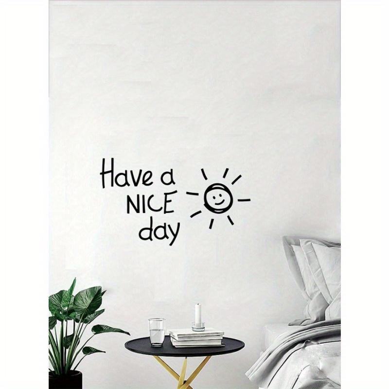 

1 комплект Черные Минималистичные Вдохновляющие Английские Наклейки на Стену для Гостиной Спальни Кабинета Украшение Виниловая Наклейка для Дома Наклейки 1PC чёрный