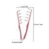 Wide Tooth Detangling Comb Textured Styling Comb Styling Volumizing Tool for Volume and Grooming Accessory Seam Covering Bangs