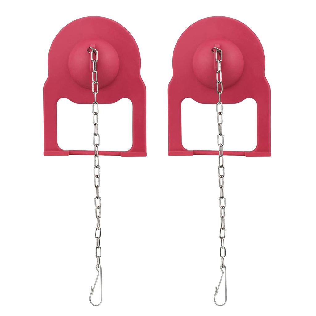 2Pcs Universals Toilet Flapper Replacement High Performance Rubber Toilet Flapper for Most Standard Toilet Tanks